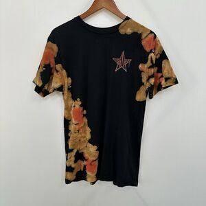 Jeffree Star Shirt Size Medium Black‎ Tie Die Spider Web Makeup Brand Fashion
